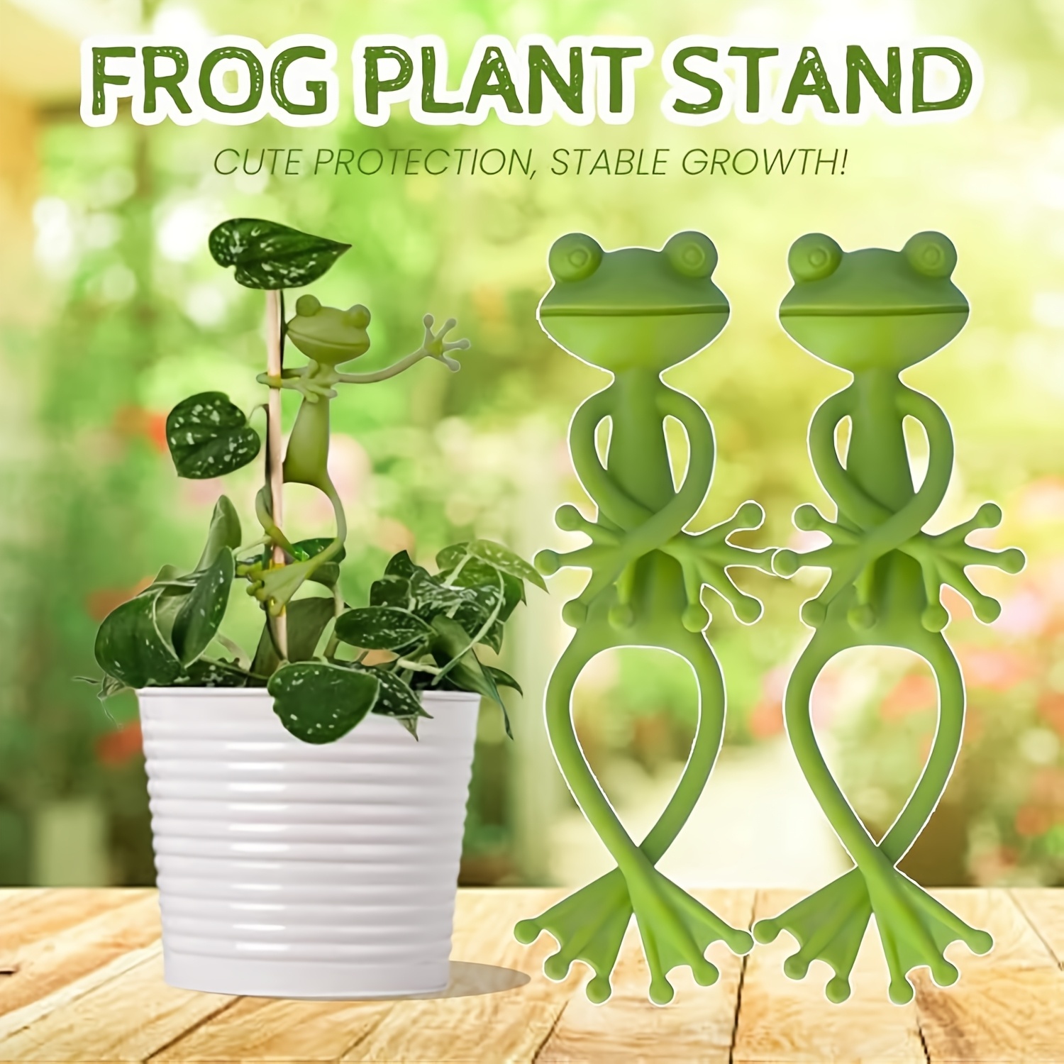 Vine Climbing Plastic - Creatieve groene kikker plantenbevestigingsclip, klimplantenbevestigingsclip, stevig