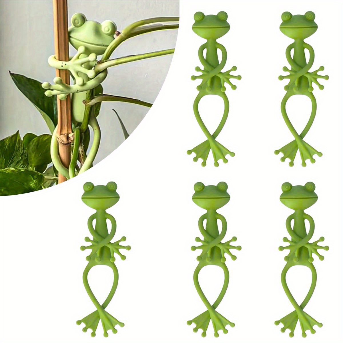 Creatieve groene kikker plante - Vine Climbing Plastic recensie en prijs
