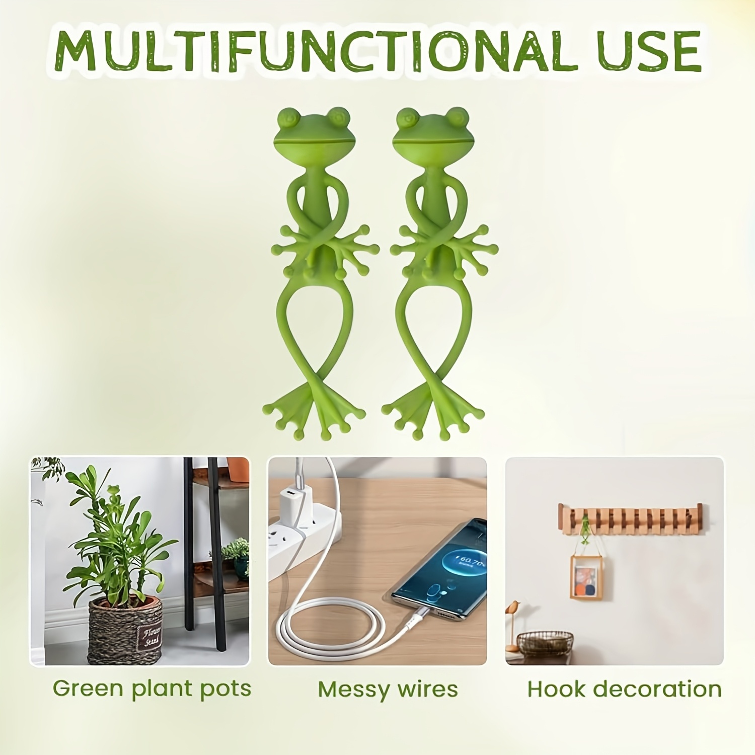 Creatieve groene kikker plante - Vine Climbing Plastic recensie en prijs
