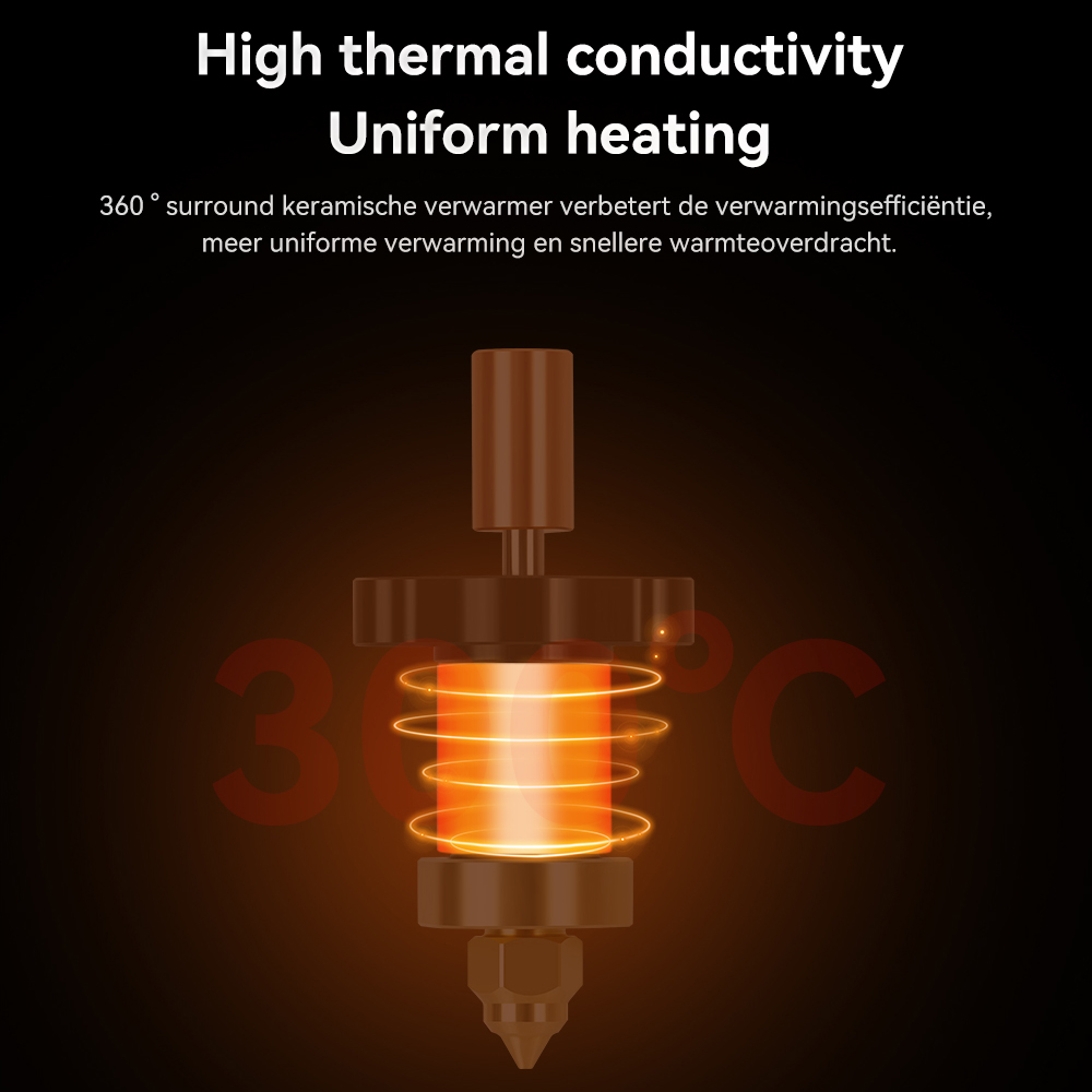 Ender-3 V3 KE Hotend Kit Nozzl - Ceramic Heat Emitter recensie en prijs
